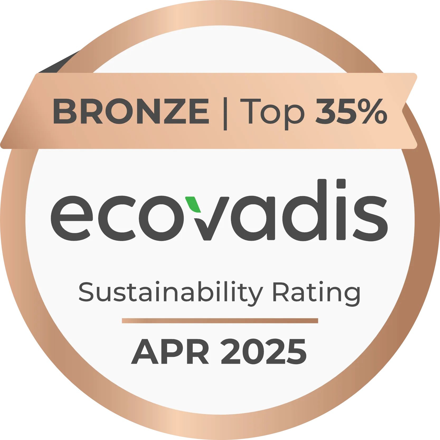 EcoVadis Medal 2025